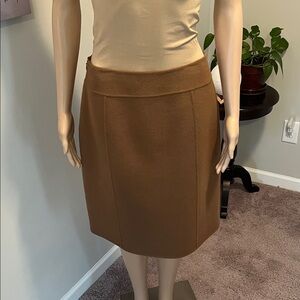 Carole Little Tan Pencil Skirt